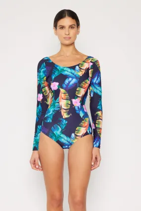 F1822-Leaf & Aloha Black